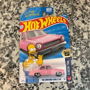 Mattel Hot Wheels Pink Simpsons Family Car 2026